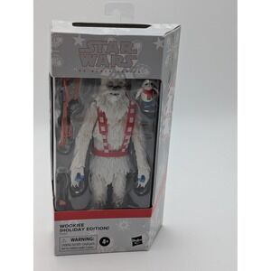 Star Wars The Black Series Wookiee Holiday Edition Action Figure New
